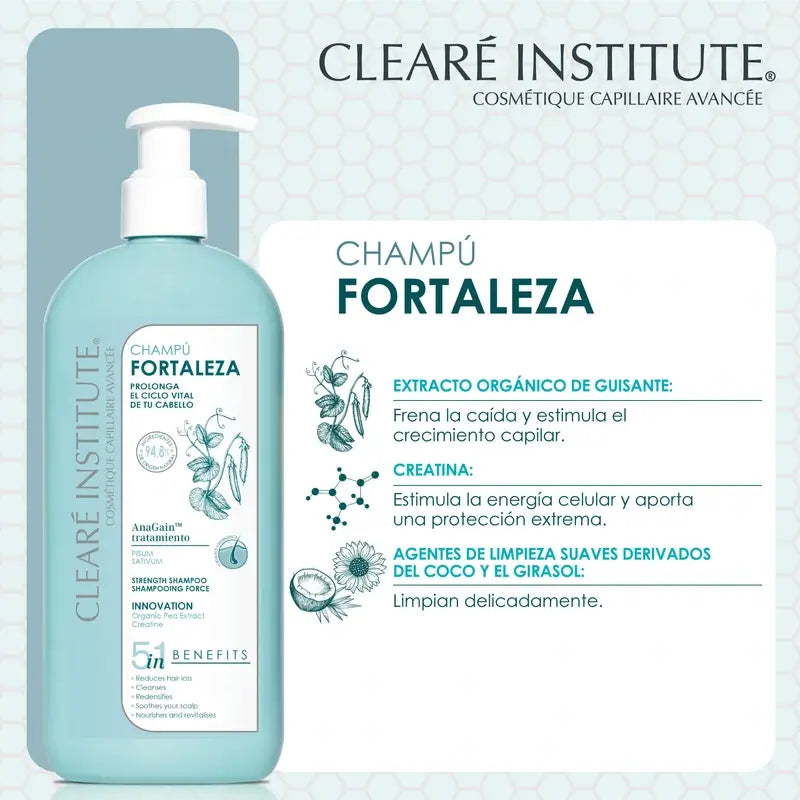 Clearé Institute Shampoo anti-caduta 400 Ml.