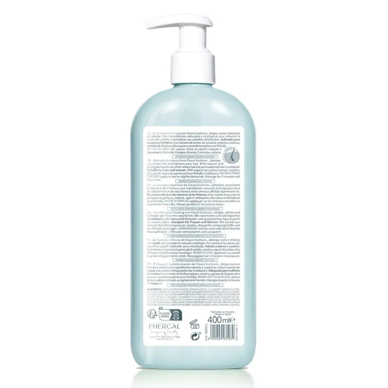 Clearé Institute Shampoo anti-caduta 400 Ml.