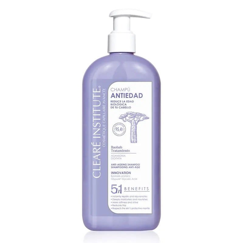 Clearé Institute Shampoo Ridensificante Anti-Età 400 Ml.