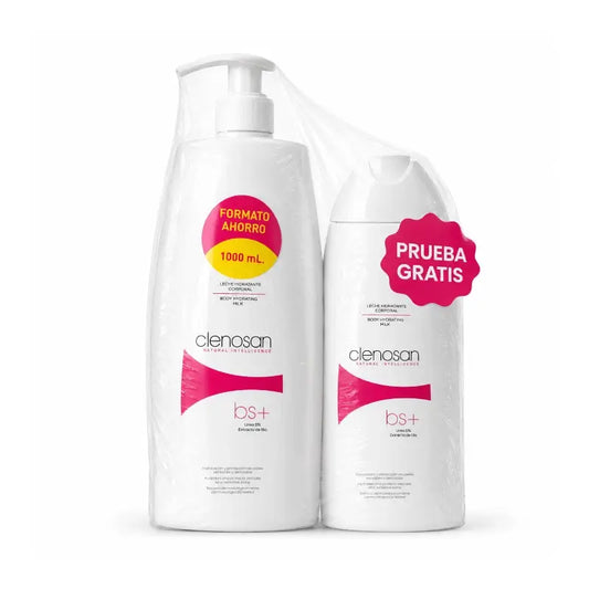 Clenosan  Latte idratante Bs+ per il corpo, 1000+400 ml