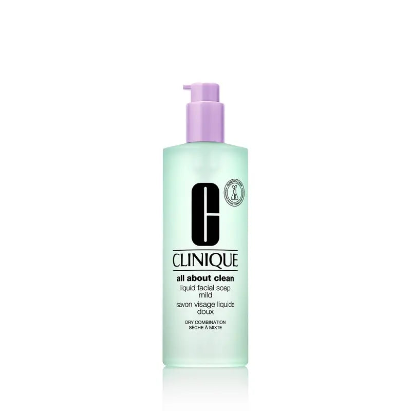 Clinique All About Clean Sapone per il viso per pelli secche e miste, 400ml