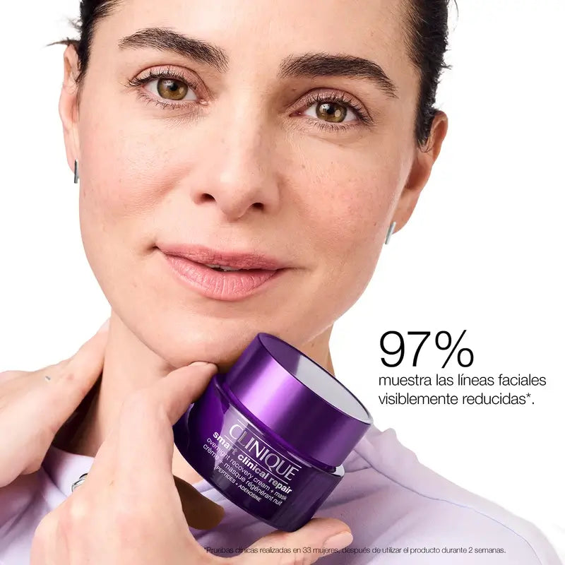 Clinique Smart Clinical Repair Cream Maschera da notte anti-età, 50 ml