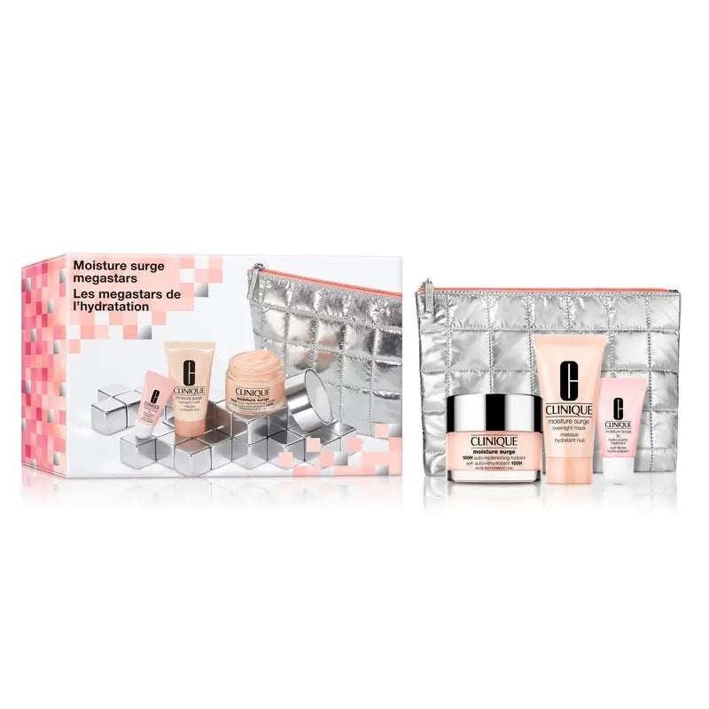 Clinique Moisture Surge 100H Set regalo natalizio in edizione limitata + 2 regali
