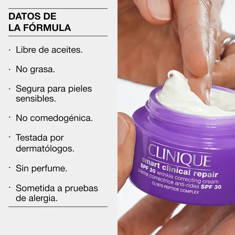 Clinique Smart Clinical Repair Crema Anti-Età SPF30, 50 ml