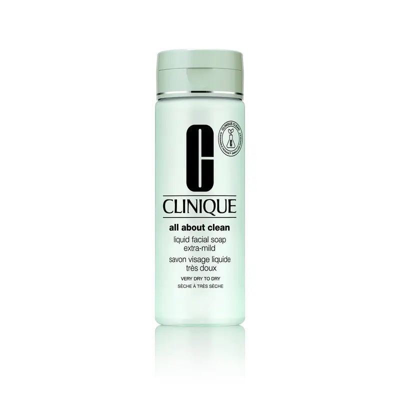 Clinique All About Clean, lavaggio del viso per pelli secche, 200 ml