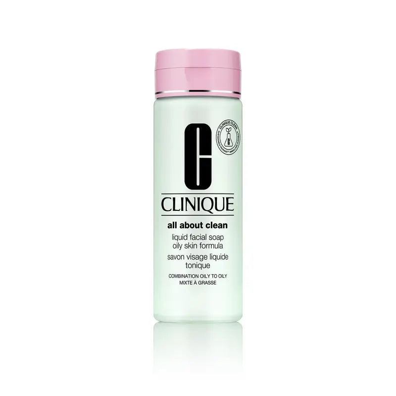 Clinique All About Clean Sapone per il viso per pelli grasse, 200ml