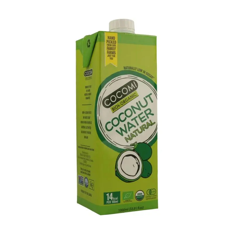 Cocomi Acqua di cocco naturale Bio , 1 litro