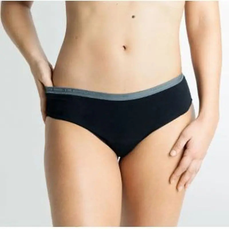 Cocoro Menstrual Panty Black/Grey Heavy Flow 3/M.