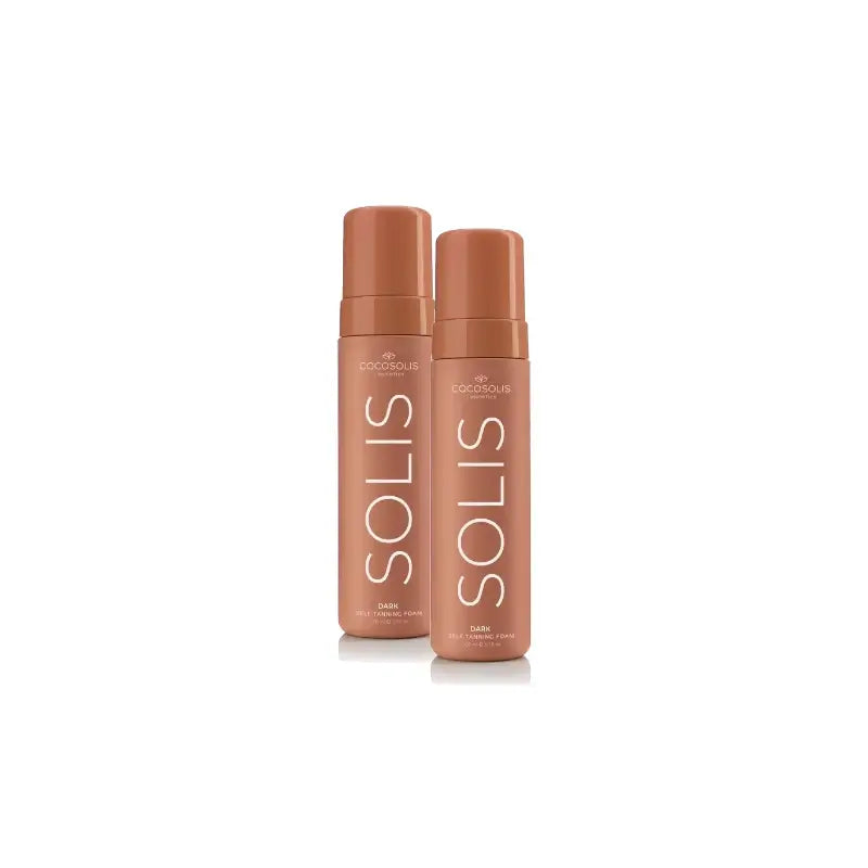 Cocosolis Solis Dark Schiuma autoabbronzante, confezione da 2 x 200 ml