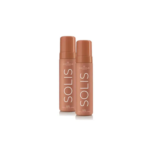 Cocosolis Solis Dark Schiuma autoabbronzante, confezione da 2 x 200 ml
