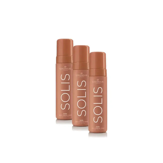 Cocosolis Solis Dark Schiuma autoabbronzante, confezione da 3 x 200 ml