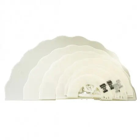 Elizabethan Necklace Smocky Opaque Classic 20, 12pcs