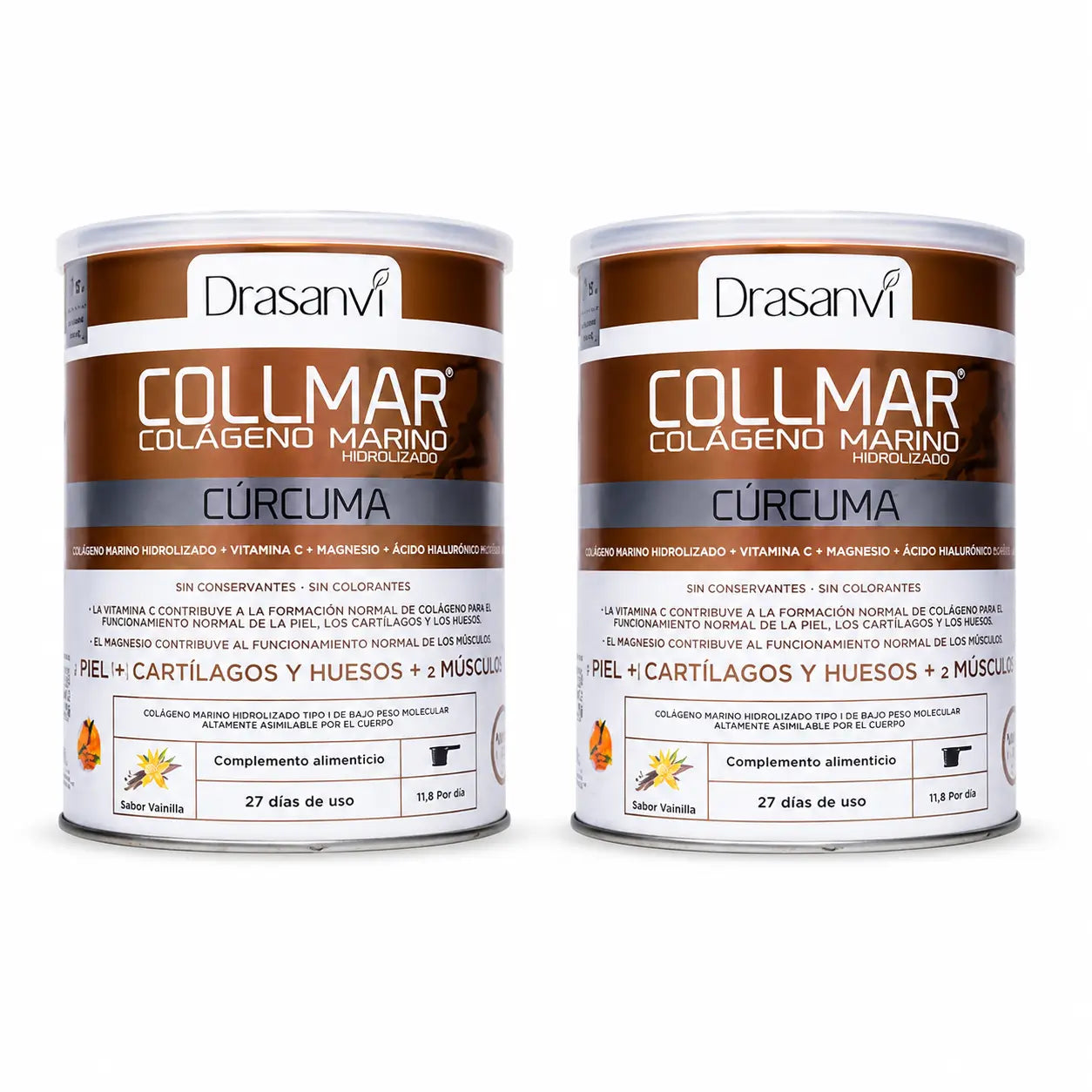 Collmar Drasanvi Magnesio Curcuma Vaniglia , 2X300 Gr
