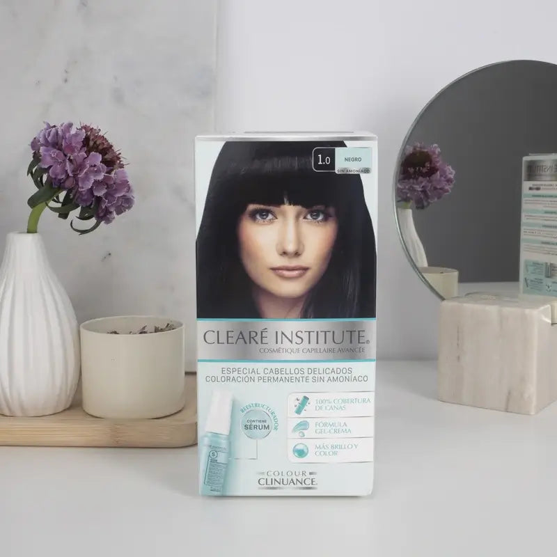 Clearé Institute Colour Clinuance Colore Permanente Senza Ammoniaca 1.0 Nero