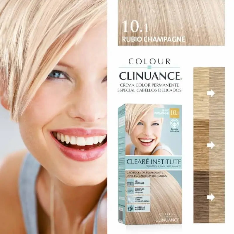 Clearé Institute Colour Clinuance Colore Permanente Senza Ammoniaca 10.1 Biondo Champagne
