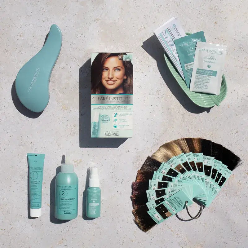 Clearé Institute Colour Clinuance Colore permanente senza ammoniaca 5.3 Castano chiaro dorato