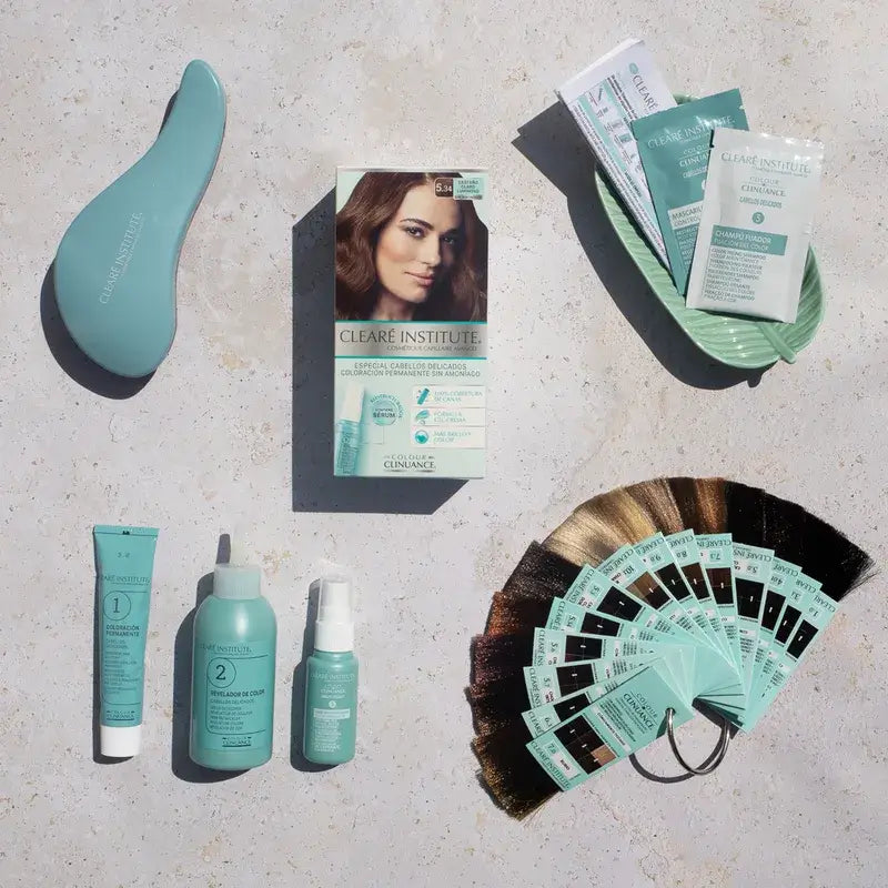 Clearé Institute Colour Clinuance Colorazione permanente senza ammoniaca 5.34 Marrone chiaro luminoso