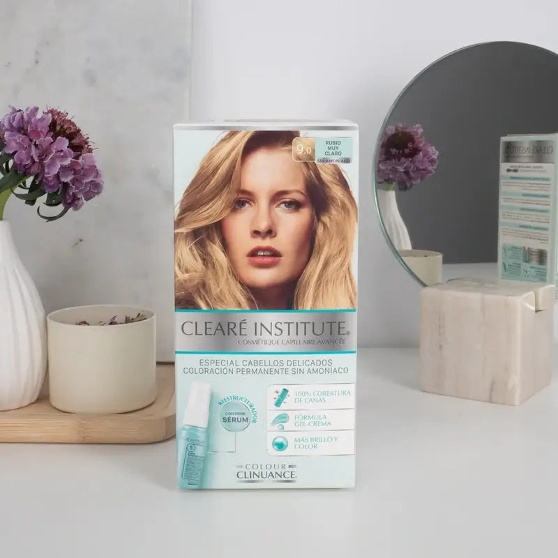 Clearé Institute Colour Clinuance Colore Permanente Senza Ammoniaca 9.0 Biondo Chiarissimo