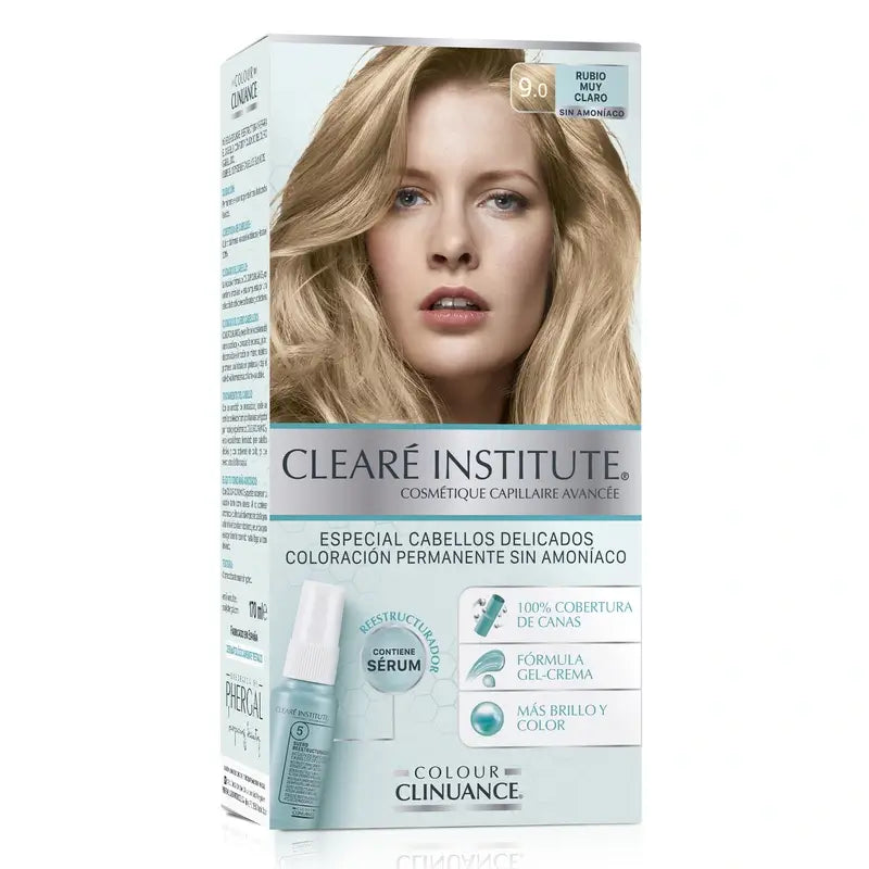 Clearé Institute Colour Clinuance Colore Permanente Senza Ammoniaca 9.0 Biondo Chiarissimo