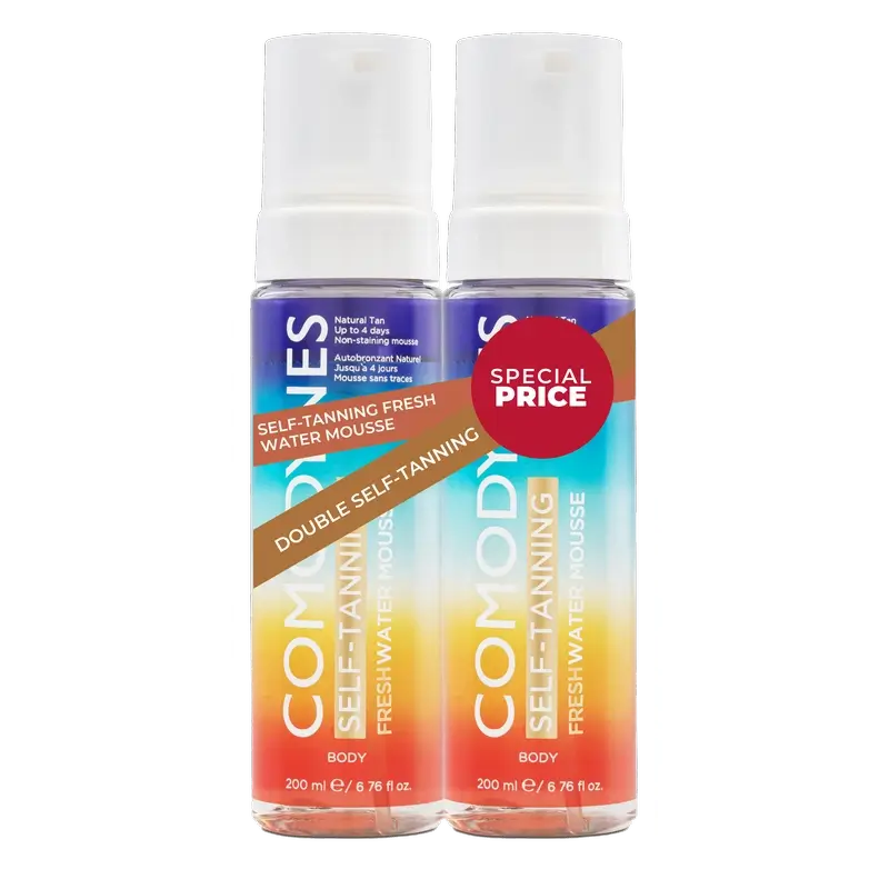 Comodynes Duplo Mousse Autoabbronzante, 2x200 ml