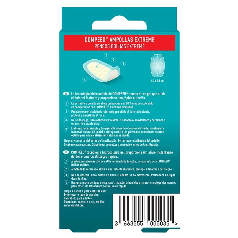 Compeed vesciche estreme, 10 unità