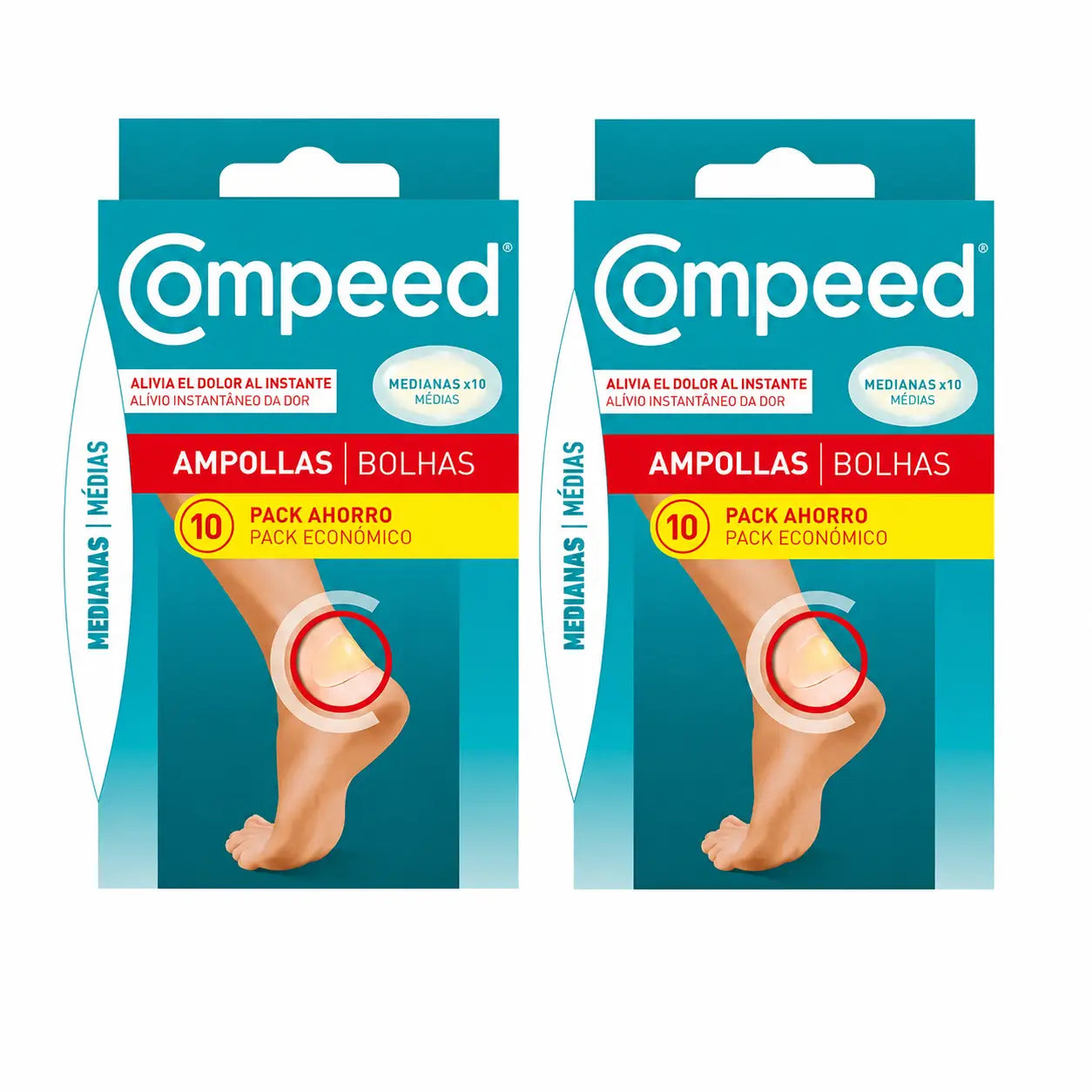Compeed Vesciche medie, 10 pezzi, confezione da 2