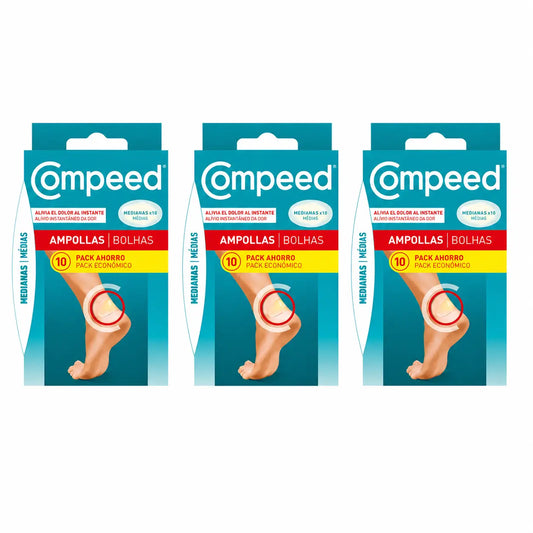 Compeed Vesciche medie, 10 pezzi, confezione da 3