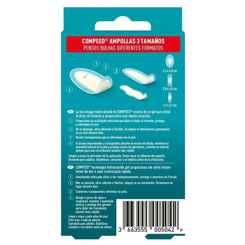 Compeed Blister Confezione mista, 10 unità