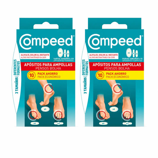 Compeed Vesciche - Confezione mista, 10 pezzi, confezione da 2