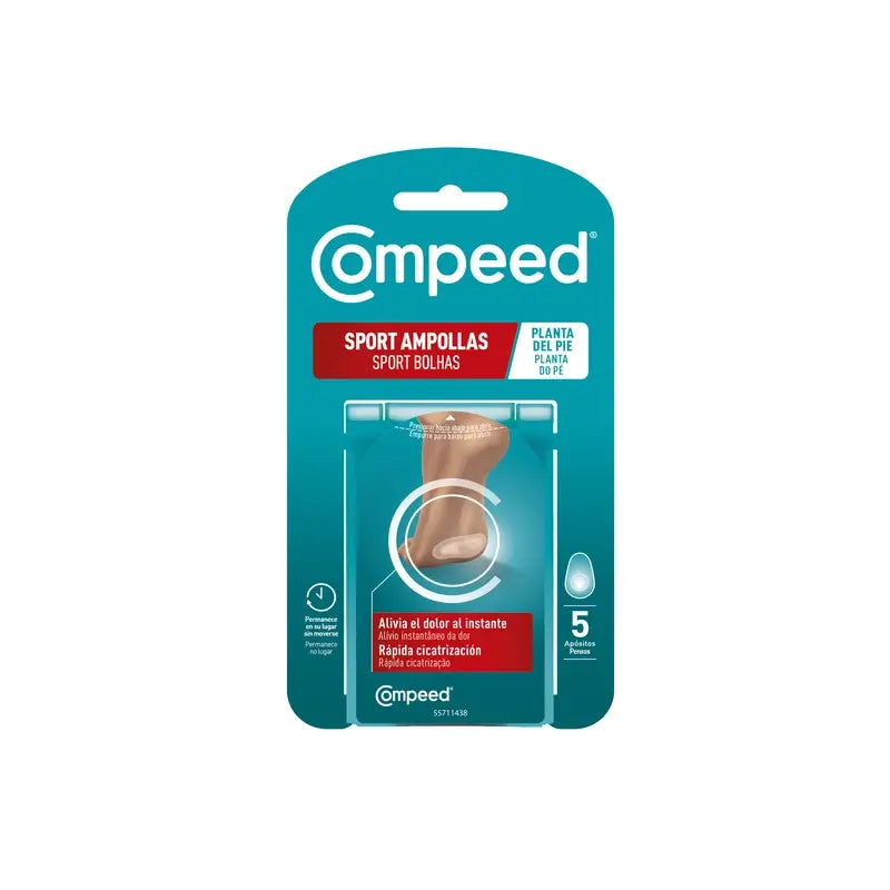 Compeed Pianta del piede vesciche 5 unità