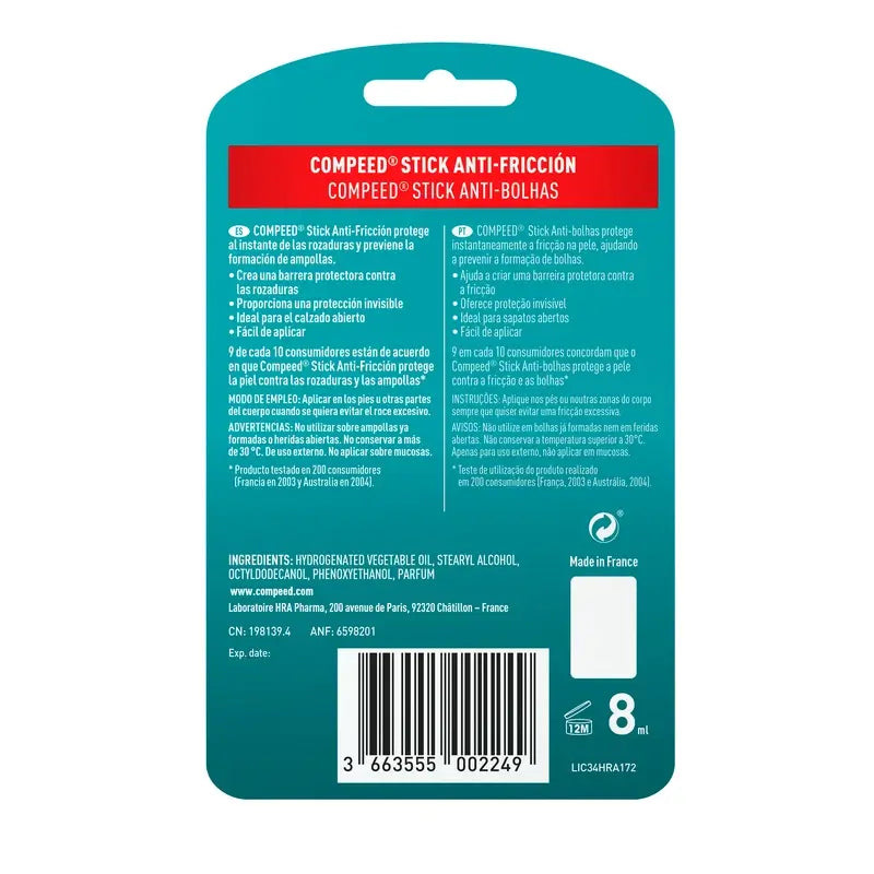 Compeed Stick antifrizione 8 ml