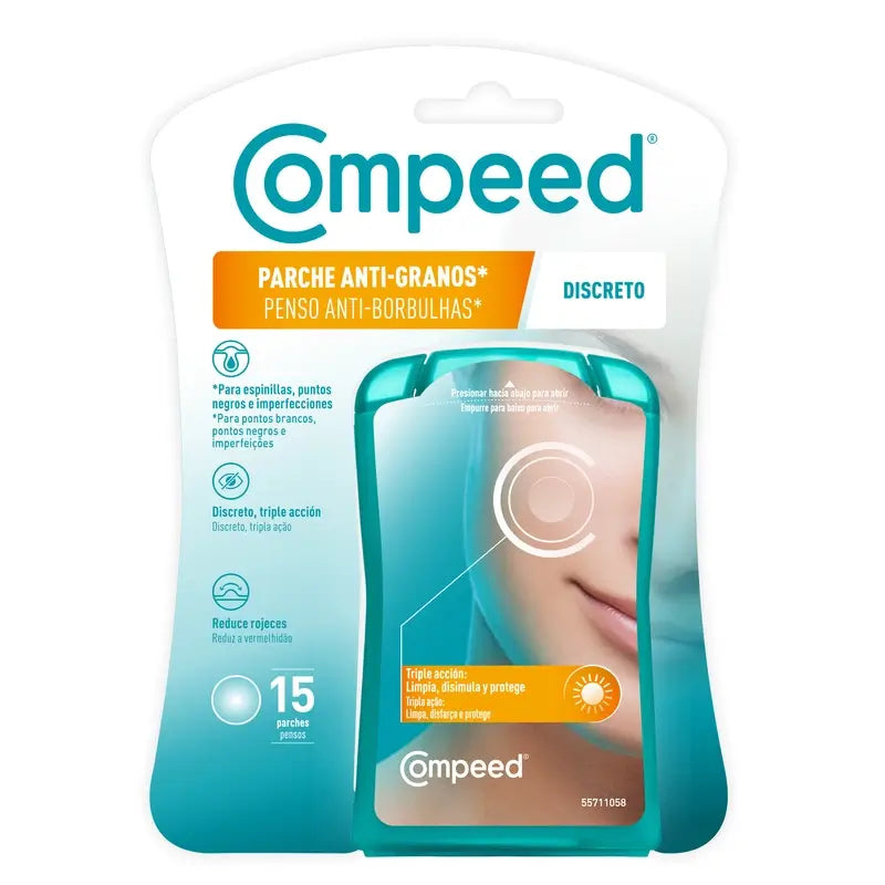Compeed Anti-Granos Discreto, 15 unità