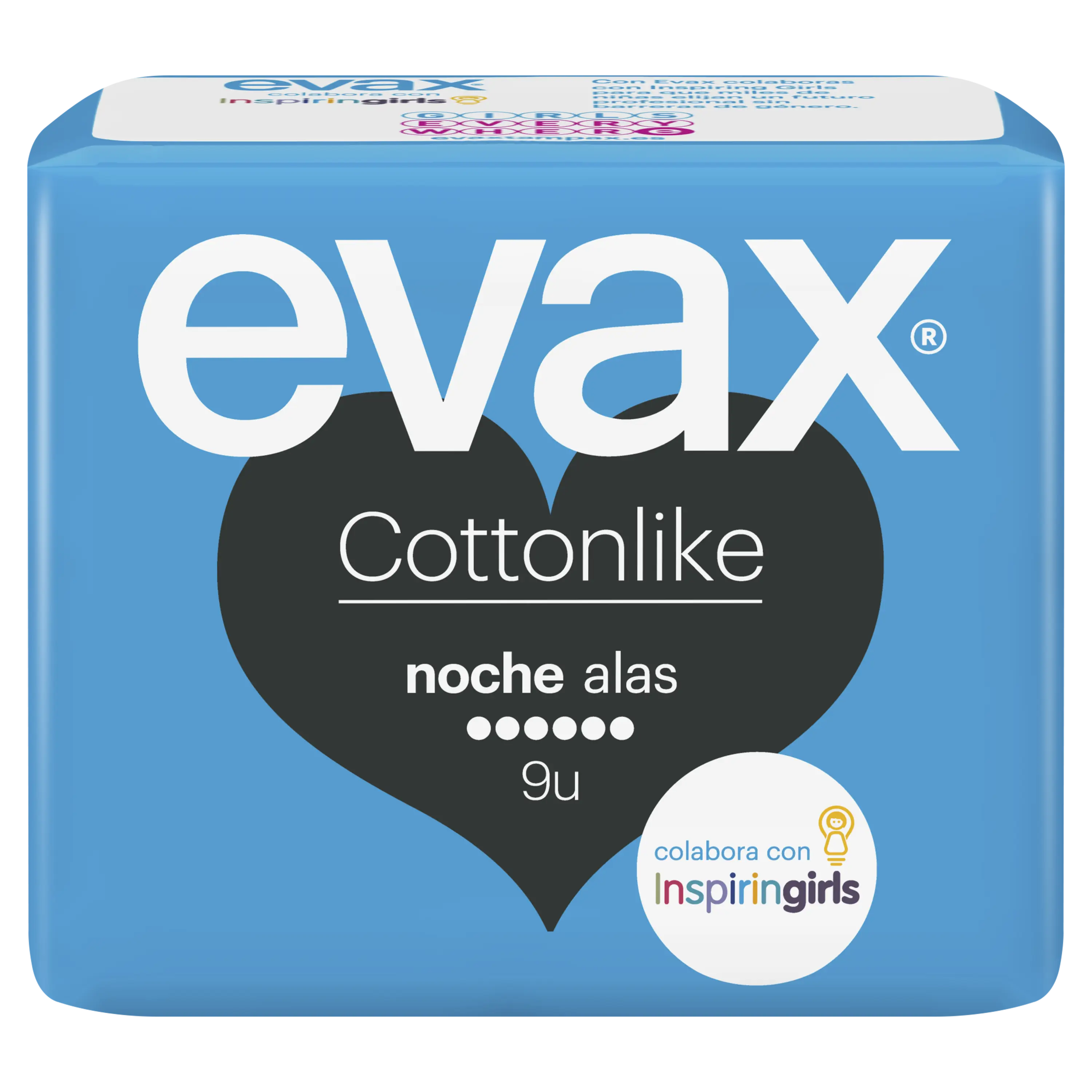 Evax Cuscini notturni in cotone con ali 9 unità