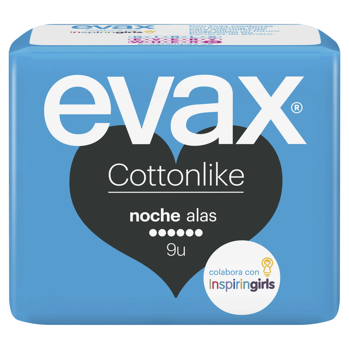 Evax Cuscini notturni in cotone con ali 9 unità
