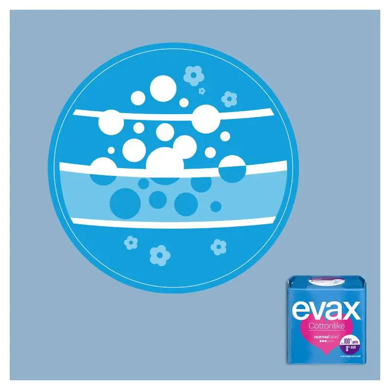 Evax Cottonlike Normal Pads con ali 16 unità