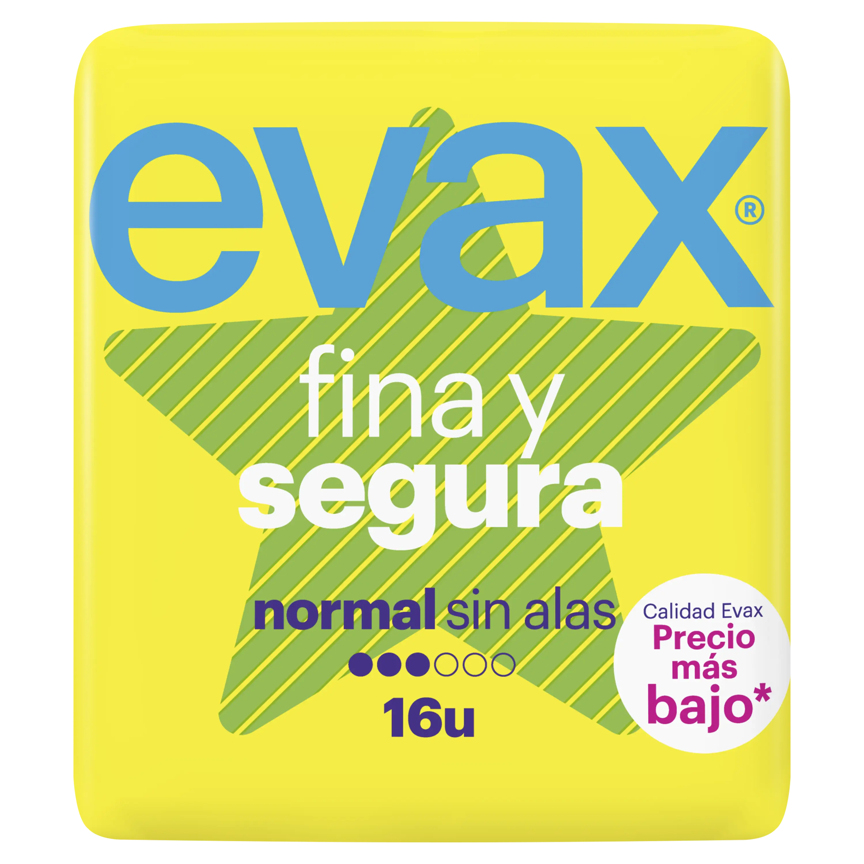Evax Fina y Segura Normal Compresas 16 unità