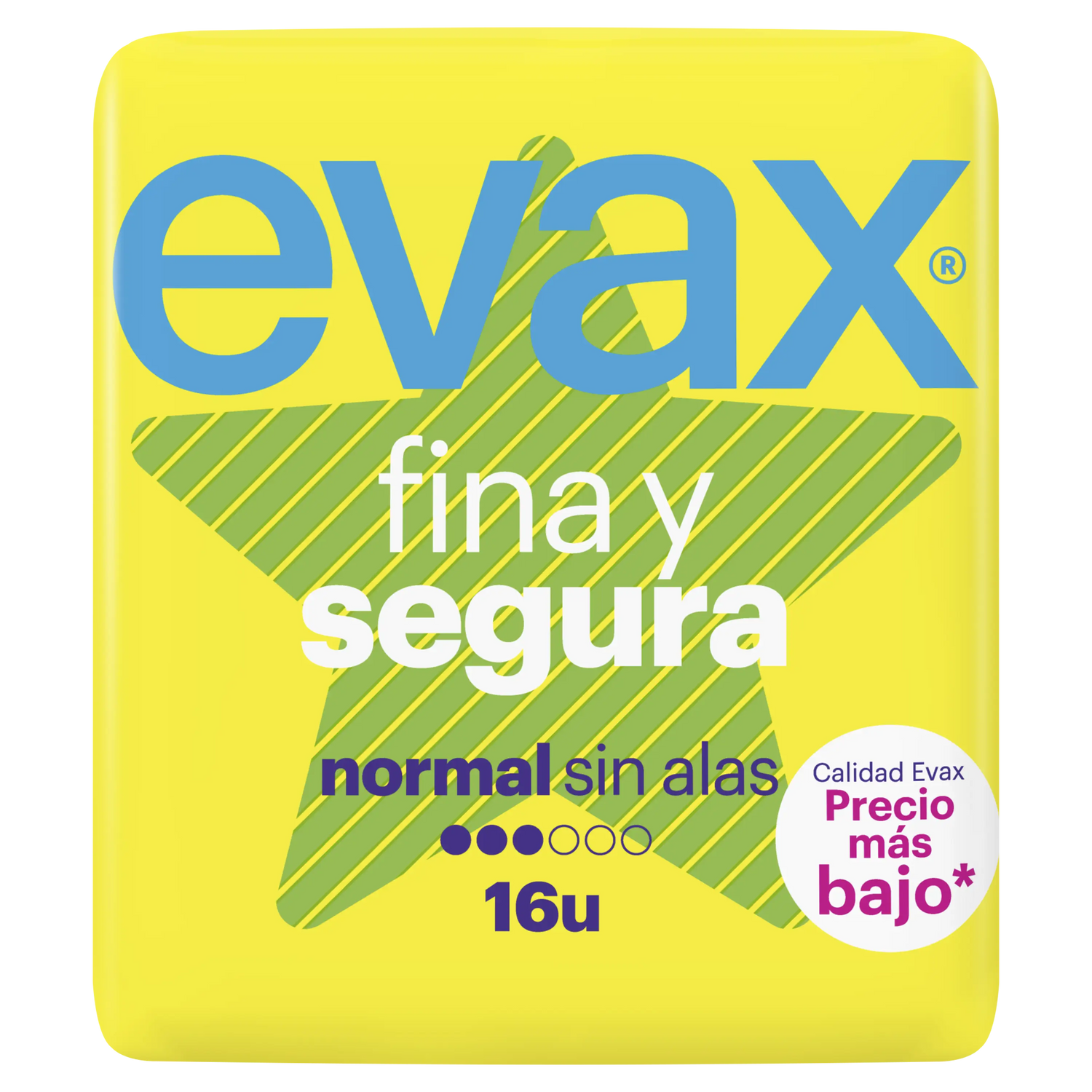 Evax Fina y Segura Normal Compresas 16 unità