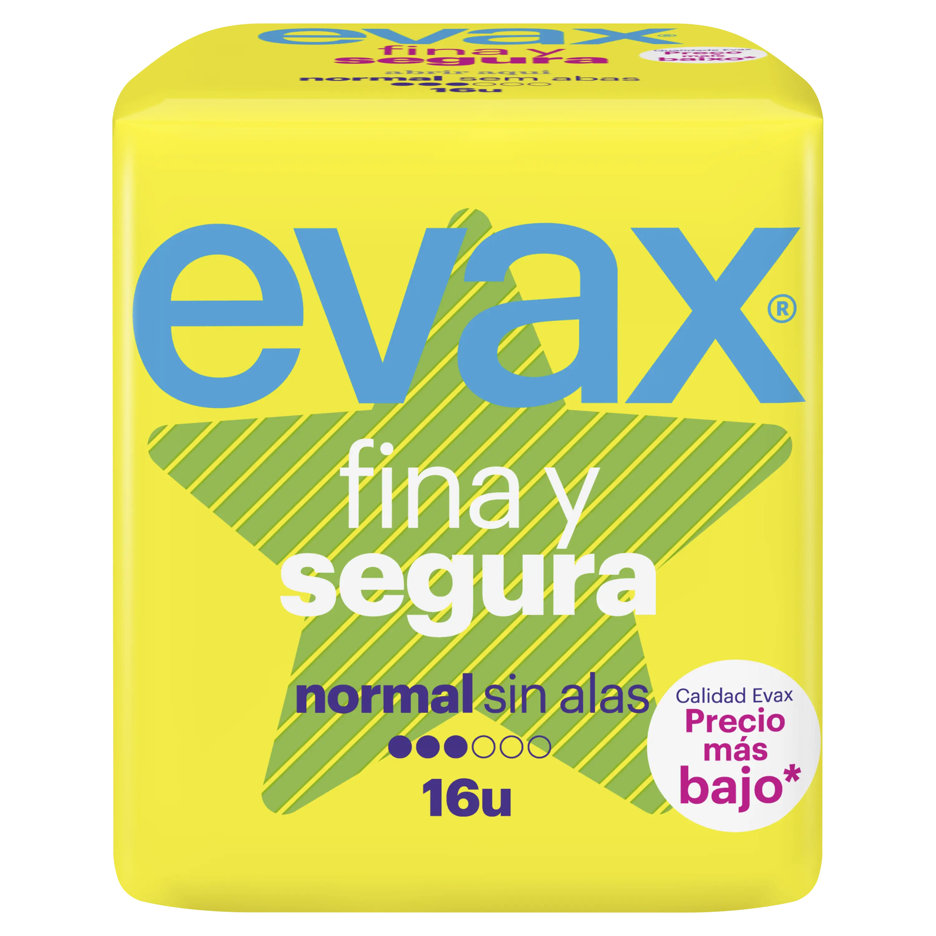 Evax Fina y Segura Normal Compresas 16 unità