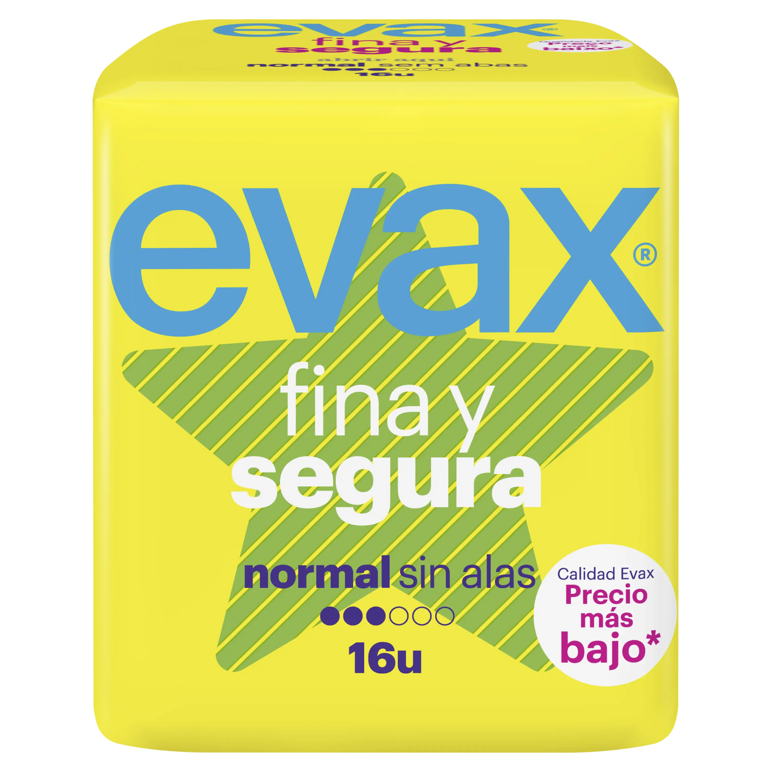 Evax Fina y Segura Normal Compresas 16 unità