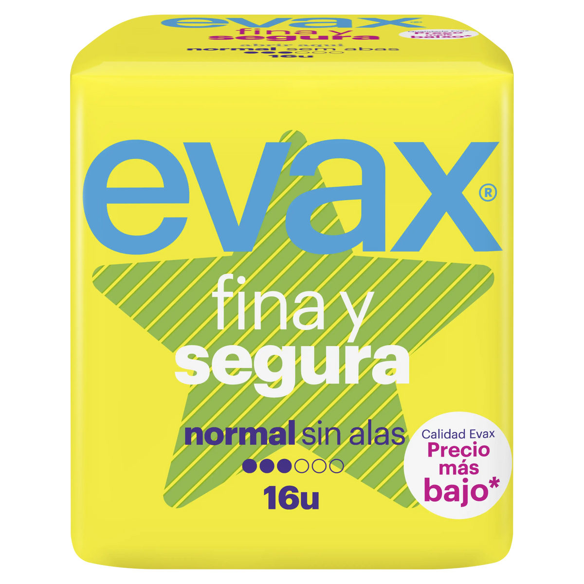 Evax Fina y Segura Normal Compresas 16 unità