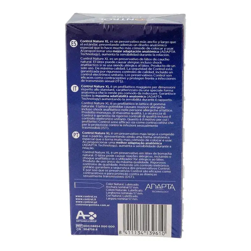 Preservativi Control Nature Xl, 12 unità
