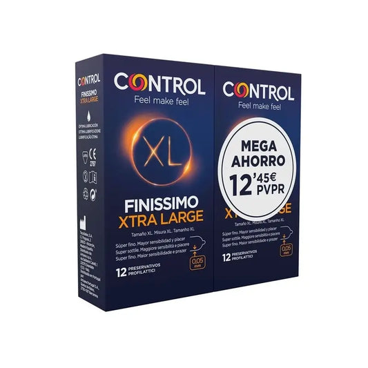 Control Finissimo XL Preservativi Confezione risparmio, 12x2 unità