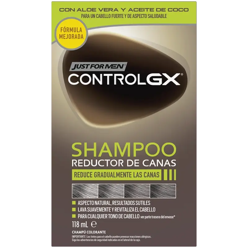 Just For Men Control Gx Shampoo Riduttore Capelli Grigi 118 ml