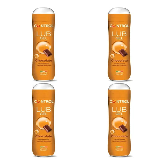 Control Lubricante al cioccolato 75 ml, confezione da 4