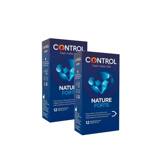 Preservativi Control Nature Forte 12 pezzi, confezione da 2