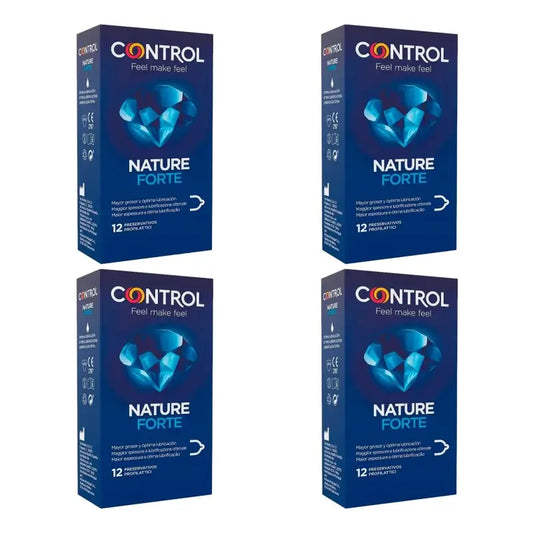 Preservativi Control Nature Forte 12 pezzi, confezione da 4