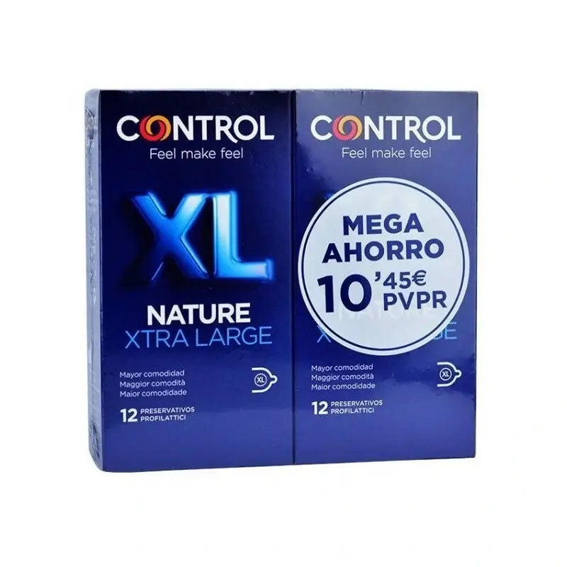 Pacchetto Control Nature Xl, 2x12 preservativi