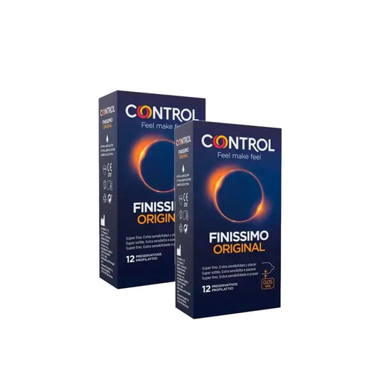 Control Preservativi Finissimo Original 12 pezzi, confezione da 4
