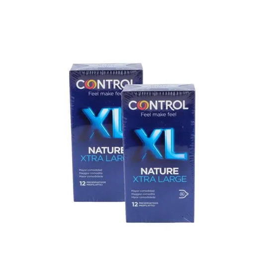 Preservativi Control Nature XL 12 pezzi, confezione da 4