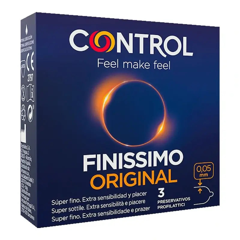 Preservativo Finissimo Control, 3 unità